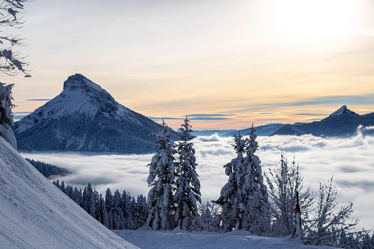 mountain, nature, ski, winter, neige, chartreuse, sunset, alps, landscape, neige, neige, neige, neige, neige